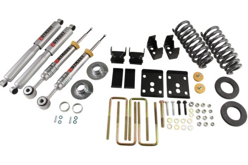 Belltech 09-13 Ford F150 Ext/Quad Cabs 2WD Lowering Kit w/SP Shocks 2 or 3in F/5.5in R Drop - 979SP