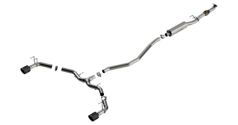 Borla 2023 Integra/22-23 Civic Si 1.5L 4 CYL. MT FWD 4DR 2.50in S-Type Catback Exhaust Carbon Fiber - 140922CFBA