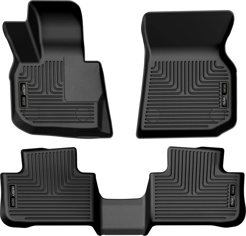 Husky Liners 18-23 BMW X3 Weatherbeater Black Front & 2nd Seat Floor Liners - 95911