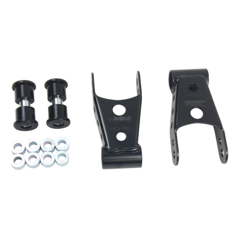 Belltech SHACKLE KIT 15-16 Ford F150 (All Cabs) 4WD 1in / 2in Rear Drop - 6426