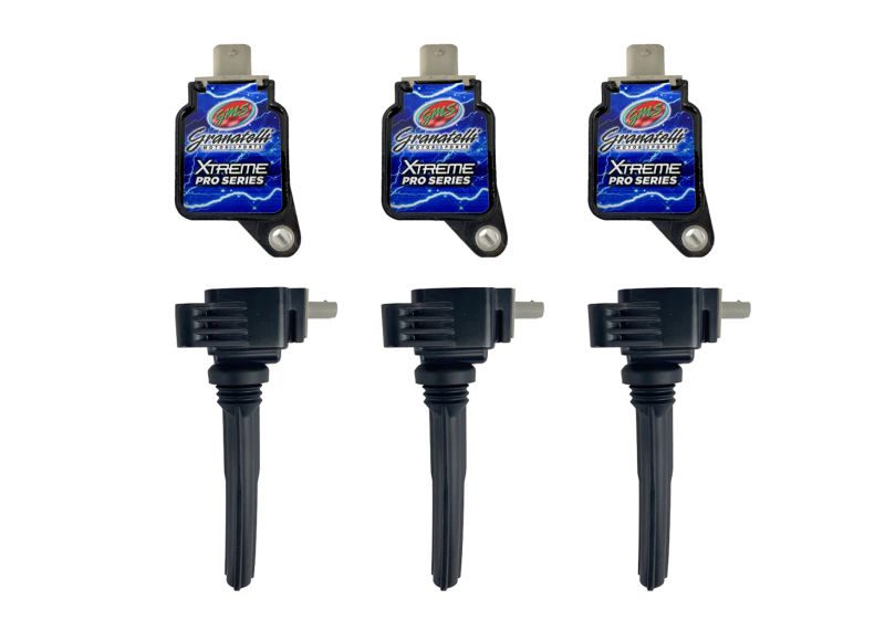 Granatelli 17-18 Ford EcoBoost 3.5TT Hi-Perf Coil-On-Plug Wire Conn Kit w/Coil Packs (65K Volts) - 26-0560SC