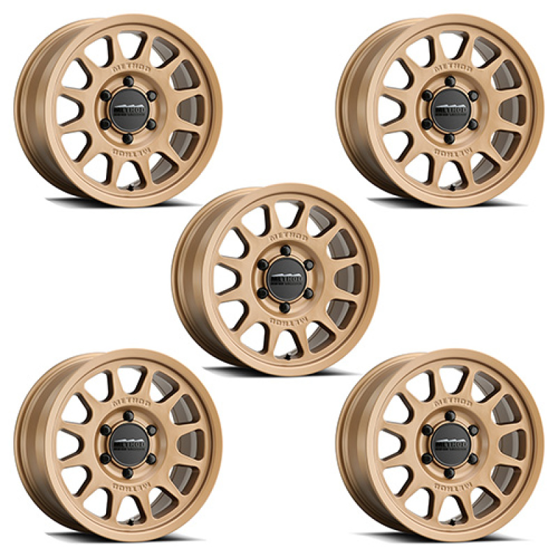 Ford Racing 21-23 Bronco (Excl Bronco Raptor) 17x8.5 Method Bronze Wheel Kit - M-1007K-M1785BR