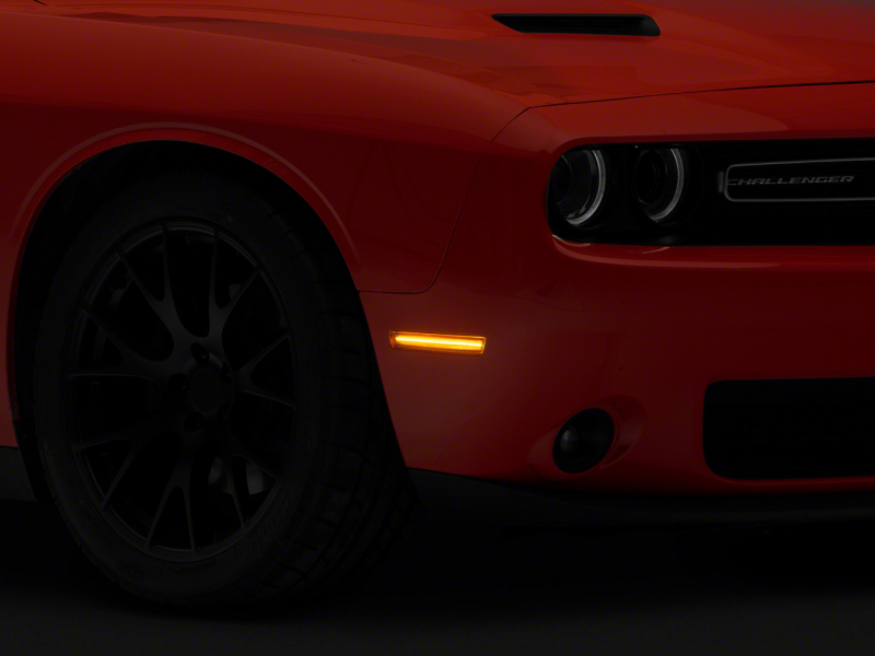 Raxiom 15-23 Dodge Challenger Excluding Widebody Axial Series LED Side Marker Lights- Clear - CH3215