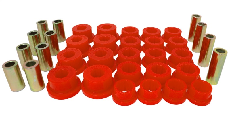 Energy Suspension 02-11 Toyota Camry/Camry Hybrid Rear Control Arm Bushing Set - Red - 8.3144R