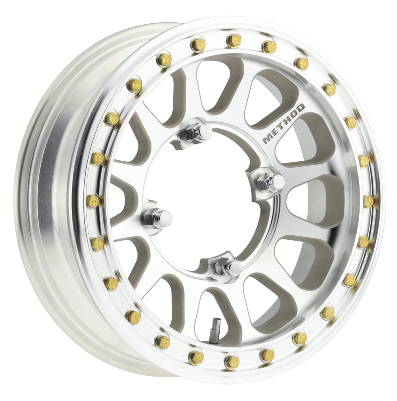 Method MR401-R UTV Beadlock 15x5 / 2.5+2.5/0mm Offset / 4x156 / 127mm CB Machined - Raw Wheel - MR40155046300B2