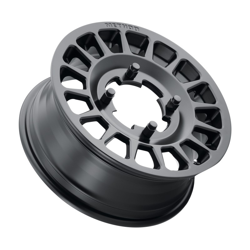 Method MR407 Bead Grip 15x6 / 5+1/51mm Offset / 5x4.5 / 77mm CB Matte Black Wheel - MR40756012551