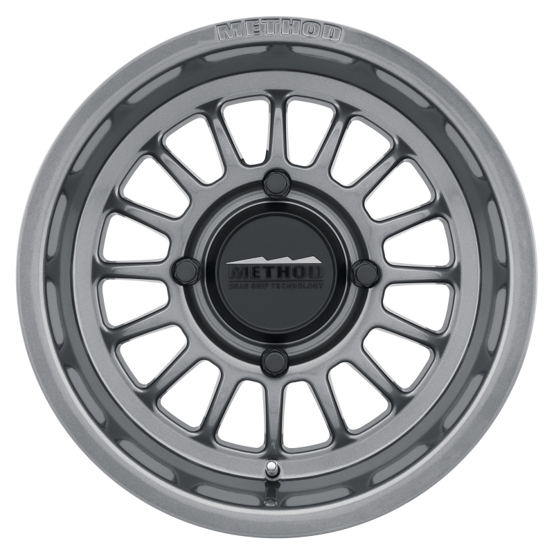 Method MR411 Bead Grip 15x10 / 6+4/25mm Offset / 4x136 / 106.25mm CB Gloss Titanium Wheel - MR41151047864