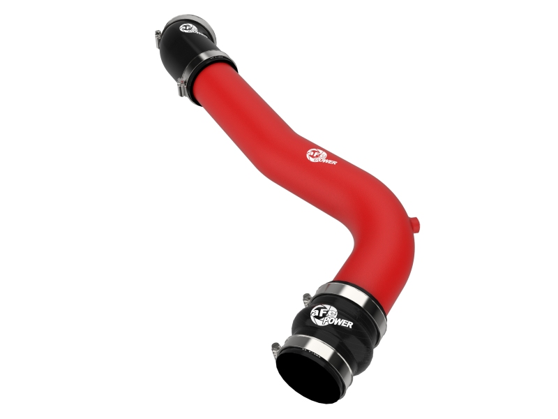 aFe 20-23 Ford Explorer ST V6 3.0L (tt) BladeRunner 2-3/4in Aluminum Cold Charge Pipe - Red - 46-20659-R