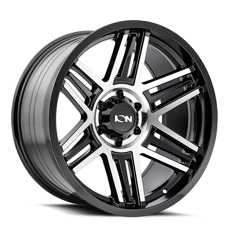 ION Type 147 17x9 / 6x135 BP / 0mm Offset / 87mm Hub Black/Machined Wheel - 147-7936BM0