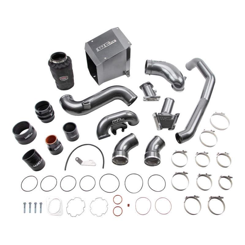 Wehrli 2007.5-2010 Chevrolet Duramax 6.6L LMM Stage 2 High Flow Intake Bundle Kit - Bronze Chrome - WCF100438-BC