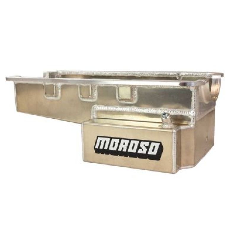 Moroso Ford 289-302 Road Race Baffled Front Sump 8in Deep Aluminum Oil Pan - 20537