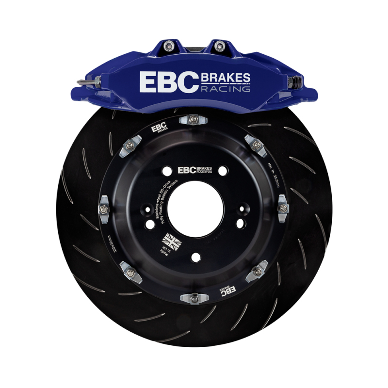 EBC Racing 2019+ Toyota GR Supra Blue Apollo-6 Calipers 380mm Rotors Front Big Brake Kit - BBK042BLU-1