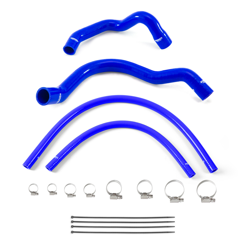 Mishimoto 91-01 Jeep Cherokee 4.0 Silicone Hose Kit Set Blue - MMHOSE-XJ6-92KBL