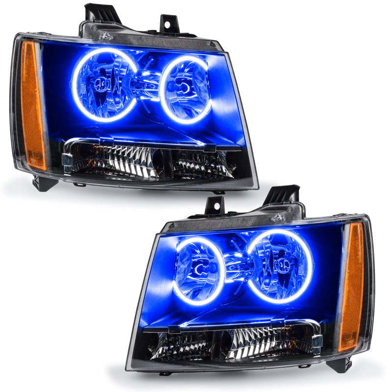 Oracle Lighting 07-14 Chevrolet Tahoe Pre-Assembled LED Halo Headlights -Blue - 7010-002
