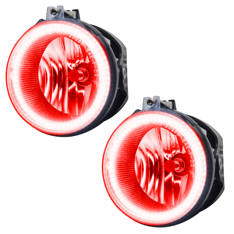 Oracle Lighting 07-09 Chrysler Aspen Pre-Assembled LED Halo Fog Lights -Red - 7013-003