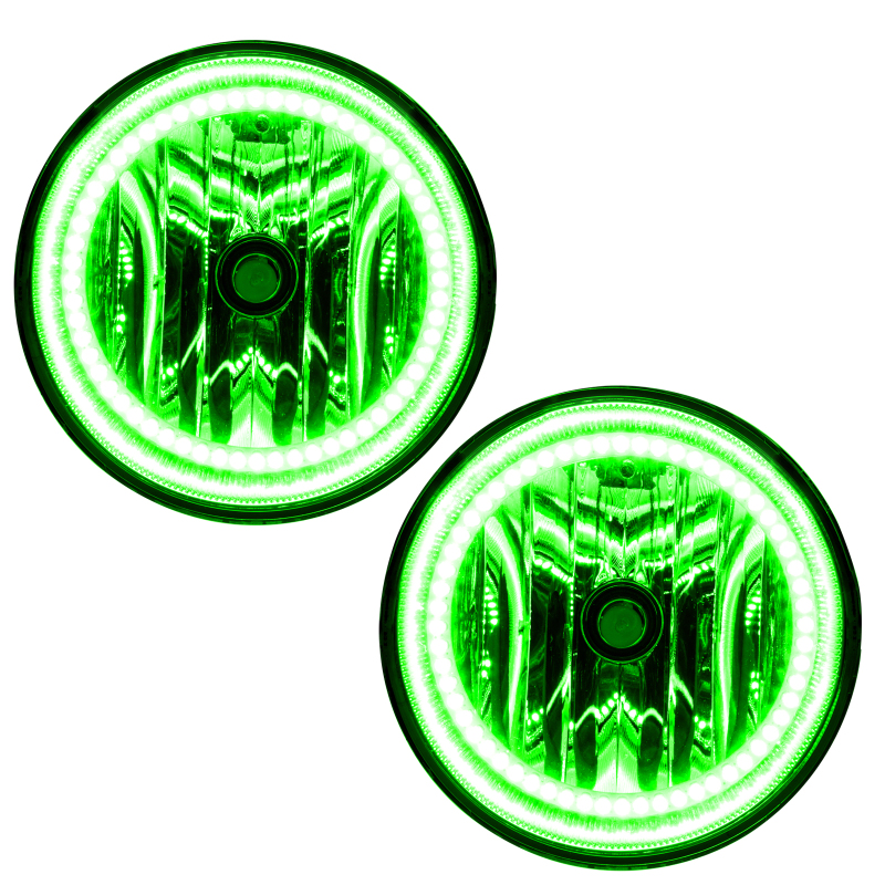 Oracle Lighting 07-13 Toyota Tundra Pre-Assembled LED Halo Fog Lights -Green - 7095-004