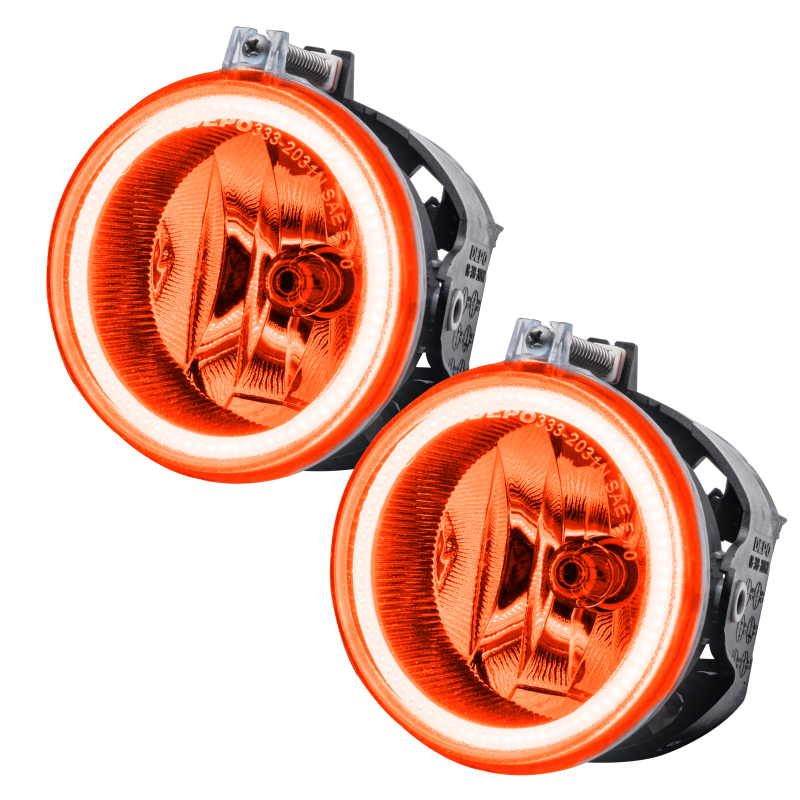 Oracle Lighting 11-16 Jeep Patriot Pre-Assembled LED Halo Fog Lights -Amber - 8195-005