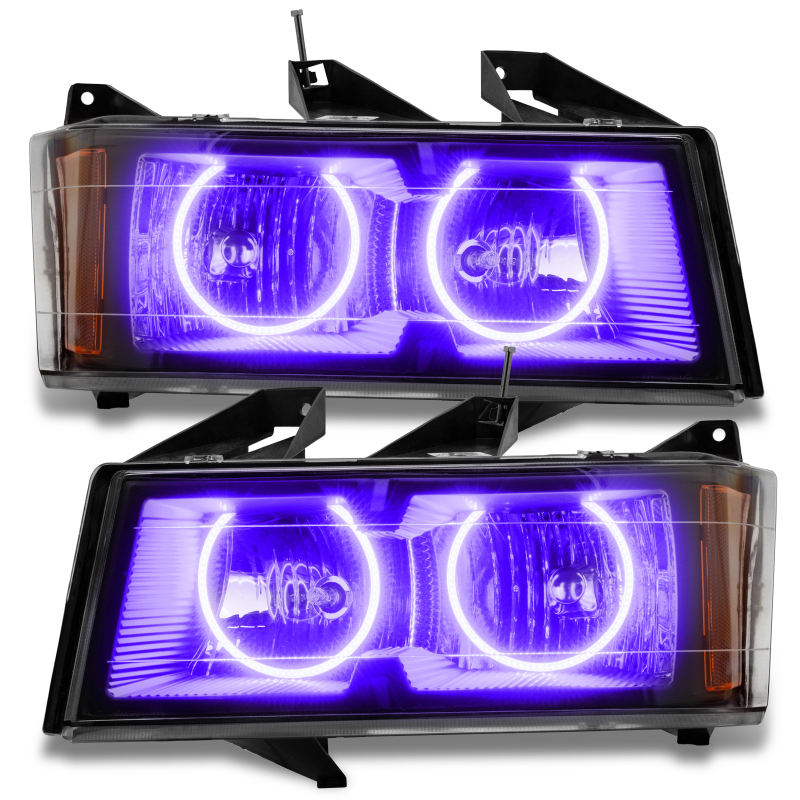 Oracle Lighting 04-12 Chevrolet Colorado Pre-Assembled LED Halo Headlights -UV/Purple - 8902-007