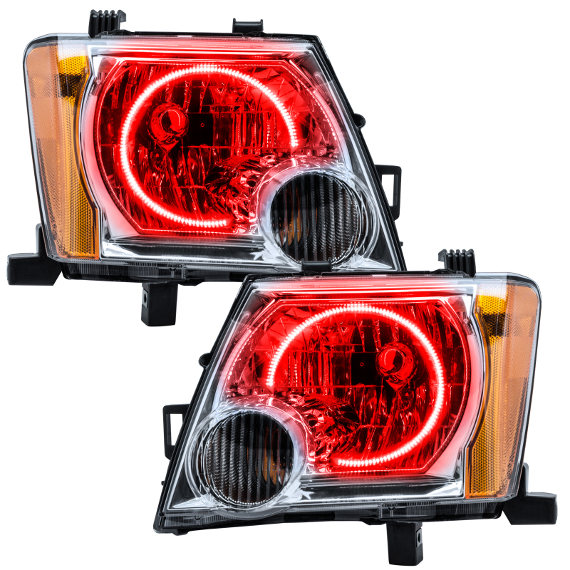 Oracle Lighting 05-14 Nissan Xterra Pre-Assembled LED Halo Headlights -Red - 8903-003