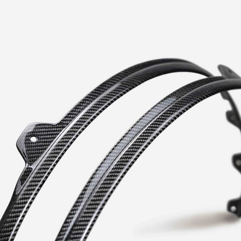 Anderson Composites 21-22 Ford Mustang Mach 1 Carbon Fiber Front Fender Extension - AC-FE21FDMUM1