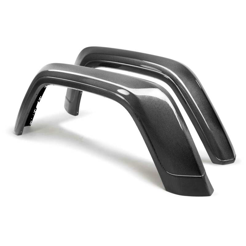Anderson Composites 20-23 Jeep Gladiator (JT) Carbon Fiber Rear Fender Flares (Pair) - AC-FLR19JPJT-R