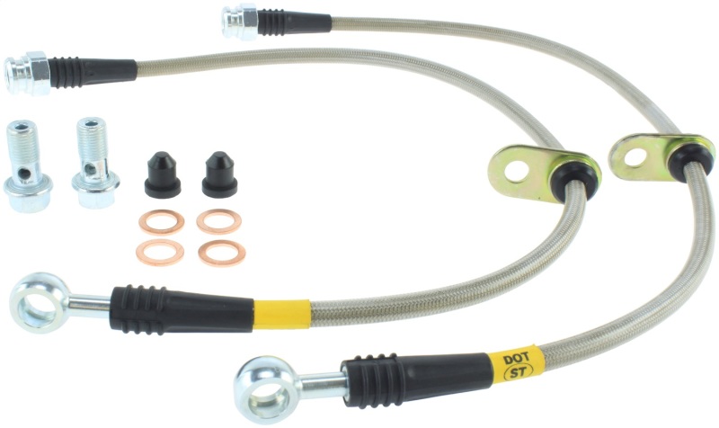 StopTech 07-09 Ford Edge / 07-09 Lincoln MKX Stainless Steel Rear Brake Lines - 950.61505