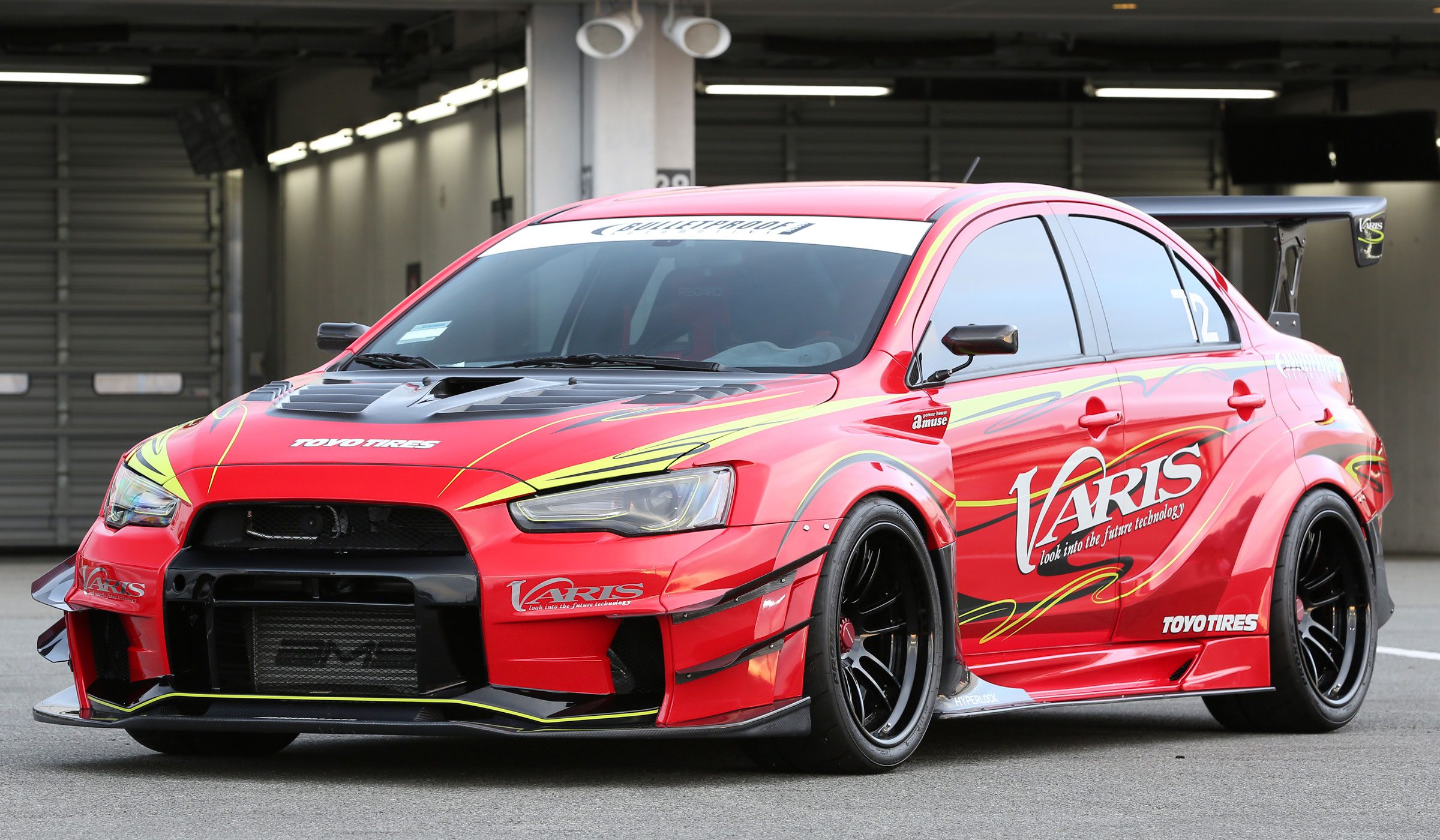 VARIS VERSION 2 WIDEBODY AERO KIT FOR MITSUBISHI EVO X [CZ4A] VAMI-230/1