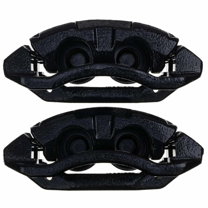Power Stop 11-18 Ram 1500 Front Black Calipers - Pair (w/Bracket) - S5054BLK