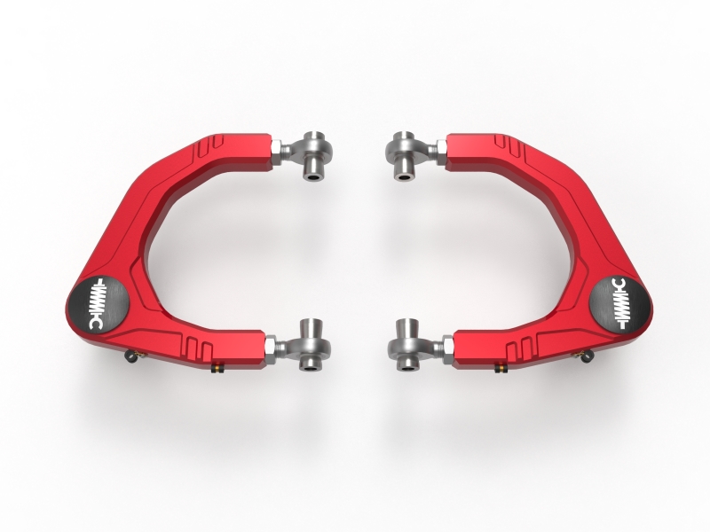 aFe Control 05-23 Toyota Tacoma Upper Control Arms - Red Anodized Billet Aluminum - 460-72T005-R