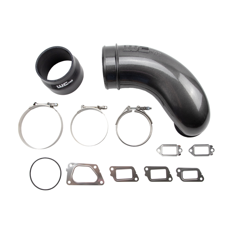 Wehrli 11-16 Chevrolet 6.6L LML Duramax 5in Intake Horn - Gloss Black - WCF100417-GB