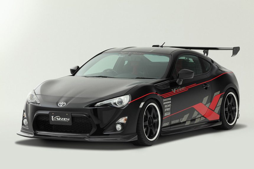 VARIS ARISING-II CARBON FRONT LIP COVER FOR 2012-16 TOYOTA 86/FR-S [ZN6] VATO-046