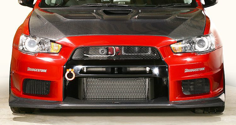 VARIS CARBON COOLING BONNET (HOOD) VER. 1 FOR 2007-16 MITSUBISHI EVO X [CZ4A] VBMI-117