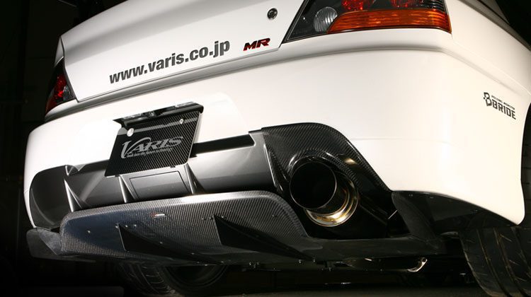 VARIS CARBON HEAT SHIELD FOR 2005-07 MITSUBISHI EVO IX MR [CT9A/CT9W] VAMI-103