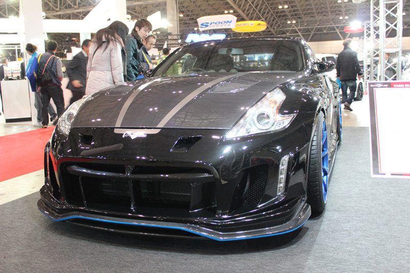 VARIS FRONT LIP SPOILER, CARBON UNDER LIP (KOUKI VERSION 2014) FOR 2014-19 NISSAN 370Z [Z34] VANI-091