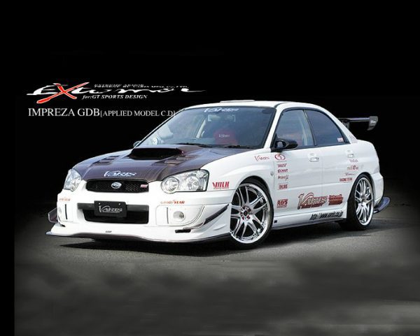 VARIS FRP FRONT SPOILER FOR 2000-07 SUBARU WRX STI [GDB-C/D/E] VASU-017