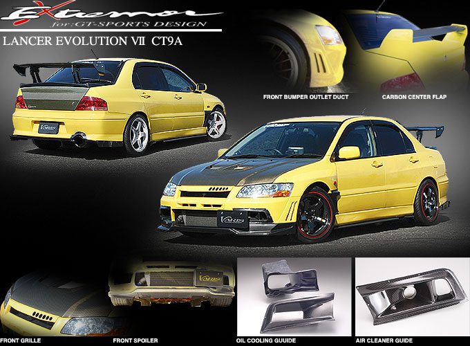 VARIS FRP OIL COOLER DUCT FOR NORMAL BUMPER FOR 2003-05 MITSUBISHI EVO VIII [CT9A] VAMI-048
