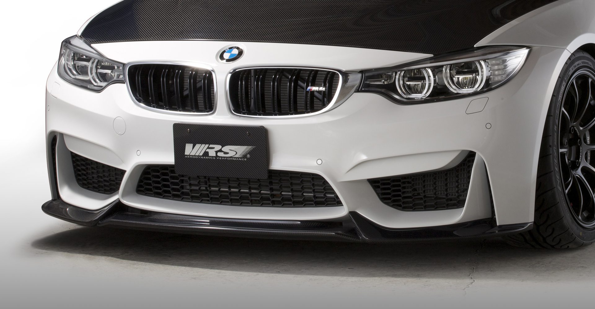 VRS CARBON FIBER FRONT LIP SPOILER FOR 2014-19 BMW M4 [F82/F83] VAB-8202