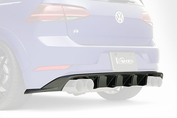 VW GOLF 7.5R – VARIS REAR UNDER DIFFUSER [VAW-013C]