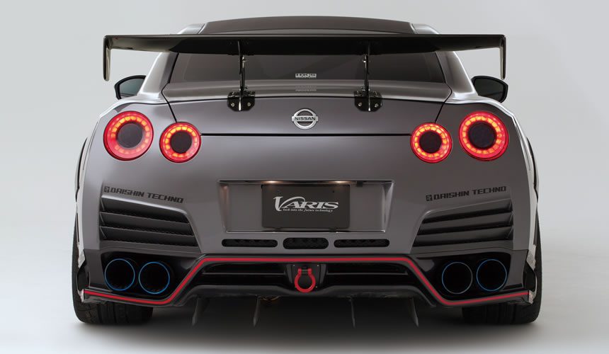 VARIS EURO EDITION GT-WING (CENTER MOUNT VERSION) FOR 2009-19 NISSAN GT-R [R35] VANI-085/087