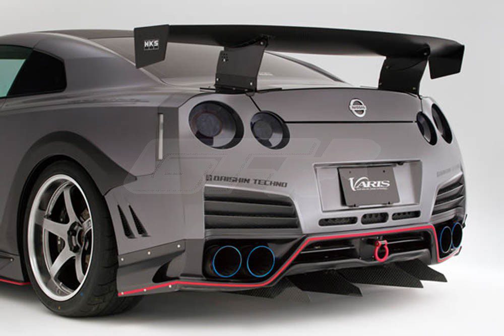 VARIS KAMIKAZE-R REAR BUMPER FOR 2009-19 NISSAN GT-R [R35] VANI-112/VANI-113