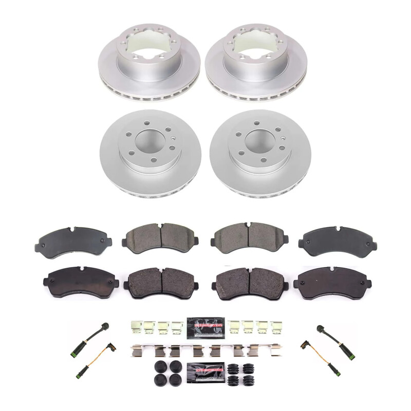 Power Stop 19-20 Mercedes-Benz Sprinter 4500 Rear Z23 Coated Brake Kit - CRK8431