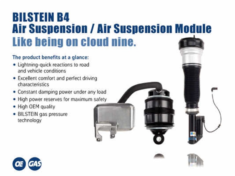 Bilstein B4 2007 Mercedes-Benz S550 4Matic Front Right Air Spring with Twintube Shock Absorber - 44-110475