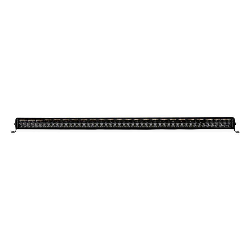 Go Rhino Universal Blackout Combo Series 50in Double Row LED Light Bar w/ Amber Lighting - Black - 754805012CDS