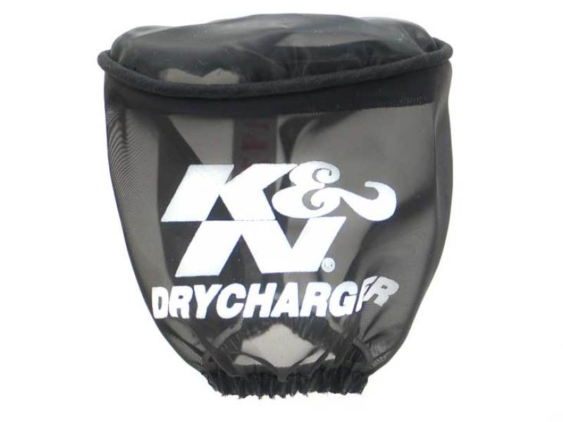K&N DryCharger Air Filter Wrap - Oval Straight - Black - RC-1820DK