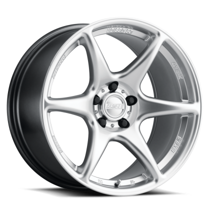 Kansei K11S Tandem 18x10.5in / 5x114.3 BP / 12mm Offset / 73.1mm Bore - Hyper Silver Wheel - K11S-181512+12