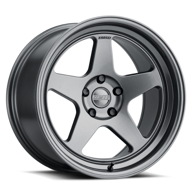 Kansei K12G Knp 18x9in / 5x100 BP / 35mm Offset / 73.1mm Bore - Gunmetal Wheel - K12G-189016+35