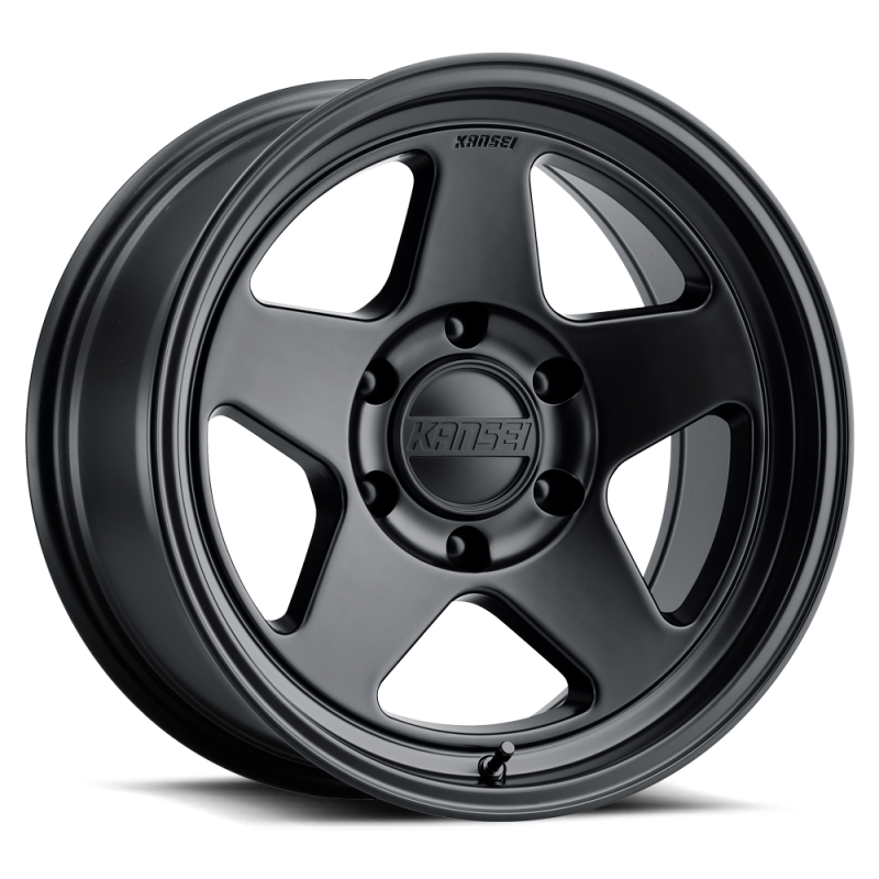 Kansei K12MB Knp 17x8.5in / 5x127 BP / -10mm Offset / 78.1mm Bore - Matte Black Wheel - K12MB-78550-10