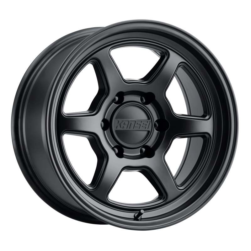 Kansei K14MB Roku 17x8.5in / 5x127 BP / -10mm Offset / 78.1mm Bore - Matte Black Wheel - K14MB-78550-10