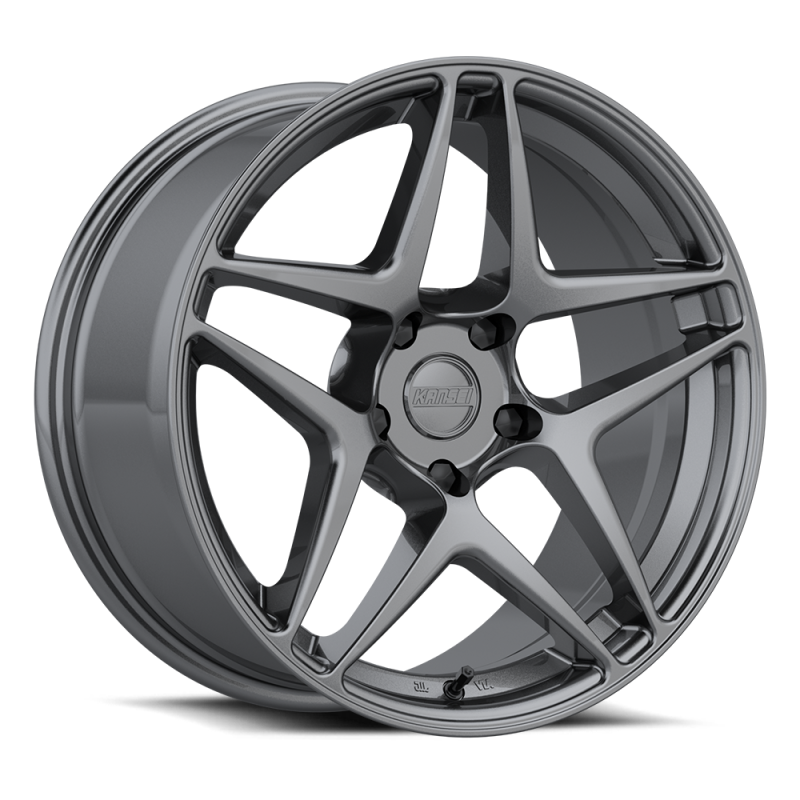 Kansei K15G Astro 18x10.5in / 5x100 BP / 12mm Offset / 73.1mm Bore - Gunmetal Wheel - K15G-181516+12