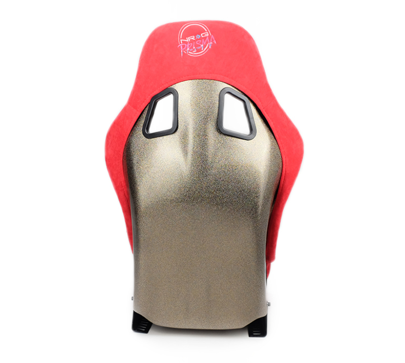 NRG FRP Bucket Seat ULTRA Edition - Medium (Red Alcantara/Pearlized Back) - FRP-303RD-ULTRA